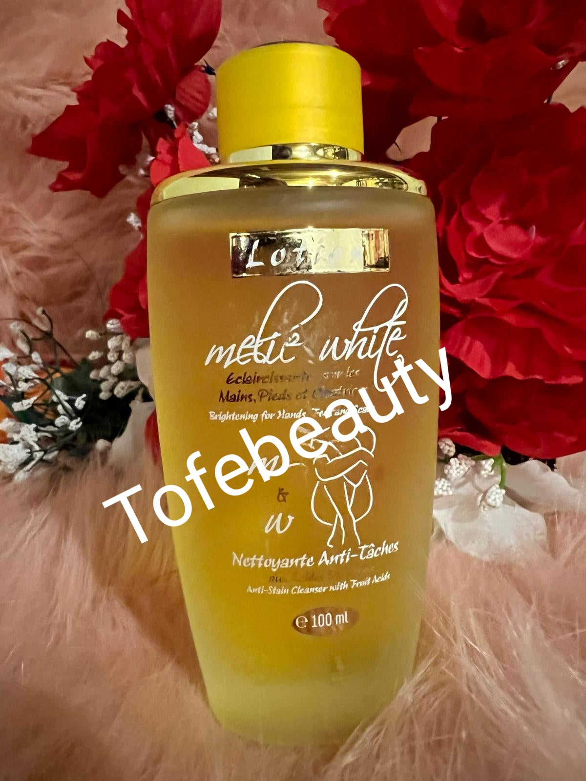 Authentic Melie white dark sport remover, deep cleanser for foot, hands knees and elbow
