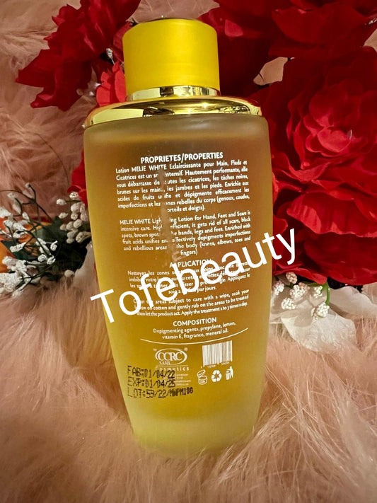 Authentic Melie white dark sport remover, deep cleanser for foot, hands knees and elbow