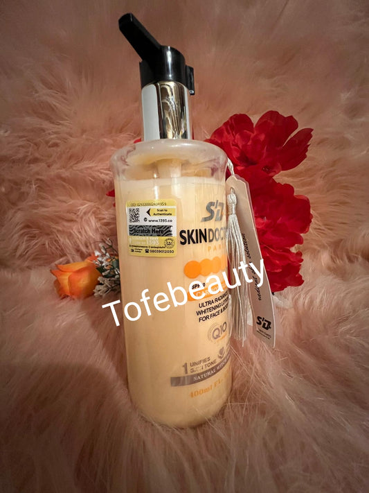 Original skin doctor Paris carrot glow lightning face & body lotion x1 400ml