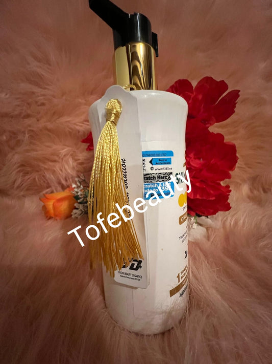 Original skin doctor, organic glow treatment & brightening face & body lotion x1 400ml