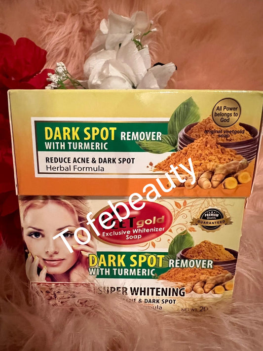 X1 ORIGINAL Veetgold Turmeric dark sport remover soap 200g per 1