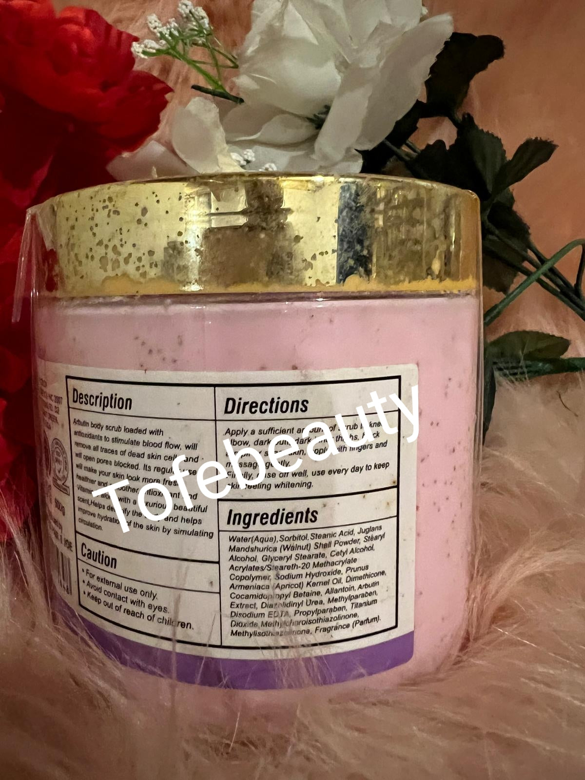 100% ORIGINAL Veetgold alpha arbutin face and body scrub.x1