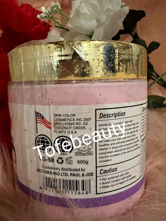 100% ORIGINAL Veetgold alpha arbutin face and body scrub.x1