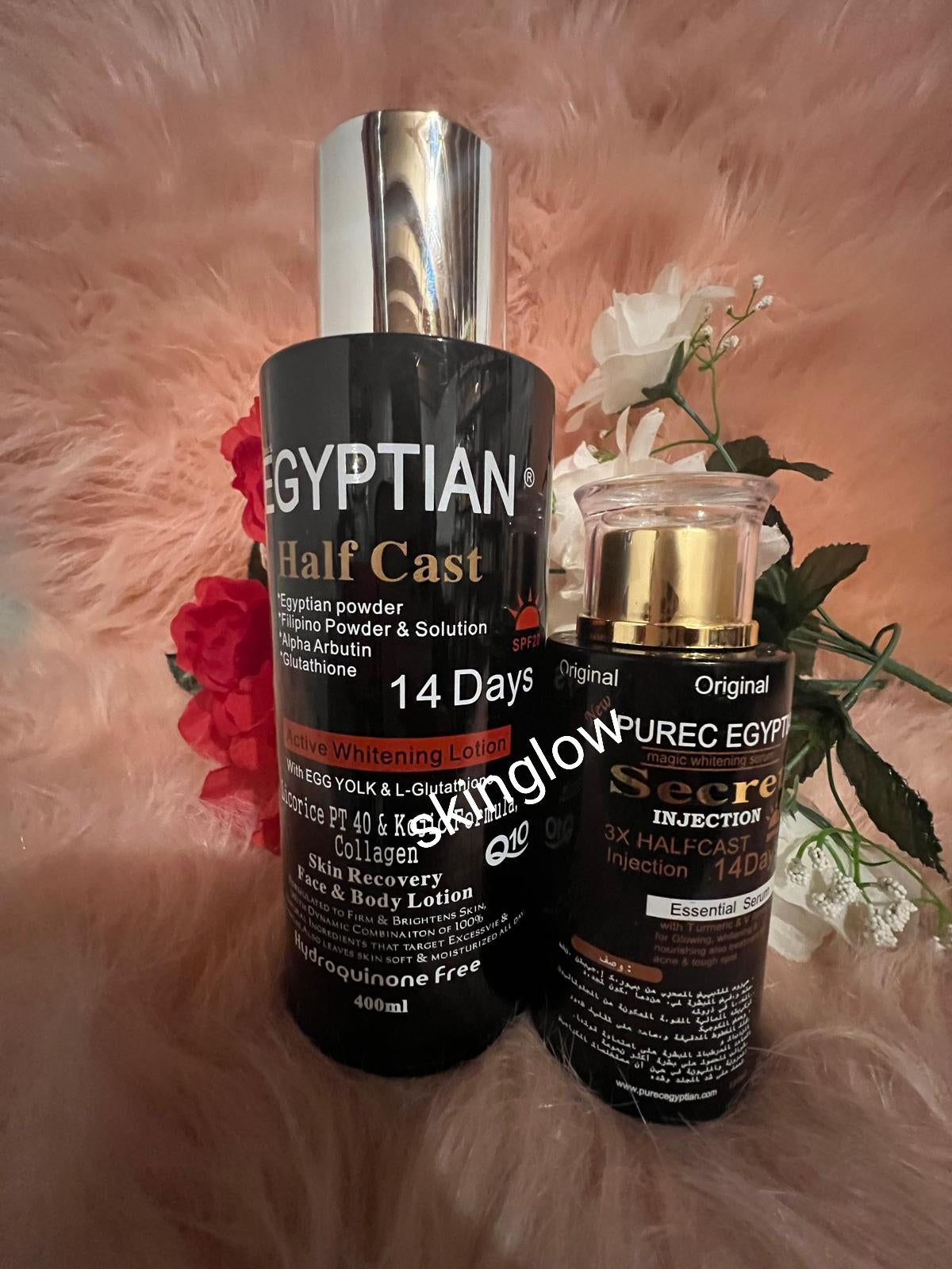 Egyptain Half Cast Lotion 400ML And EGYPTAIN SERECT SERUM