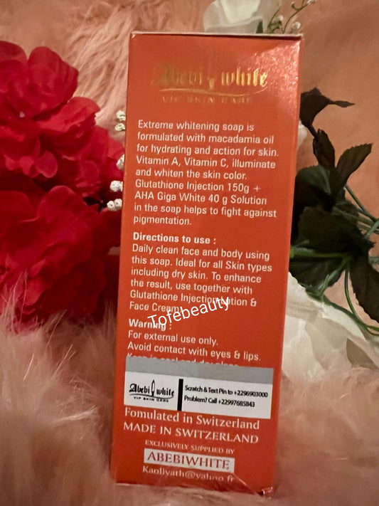 ABEBI WHITE FACE AND BODY SOAP