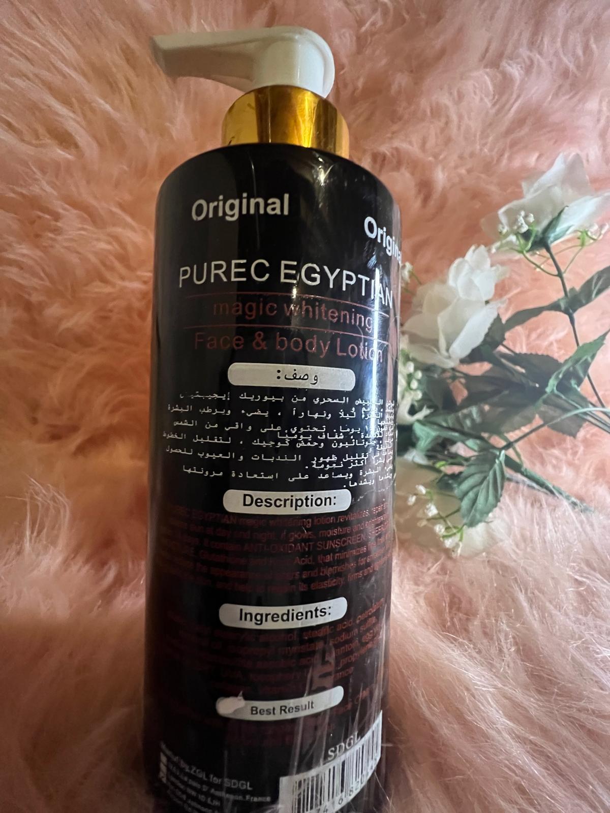 PUREC EGYPTIAN GOLD 3X HC FACE & BODY LOTION 300ML SPF