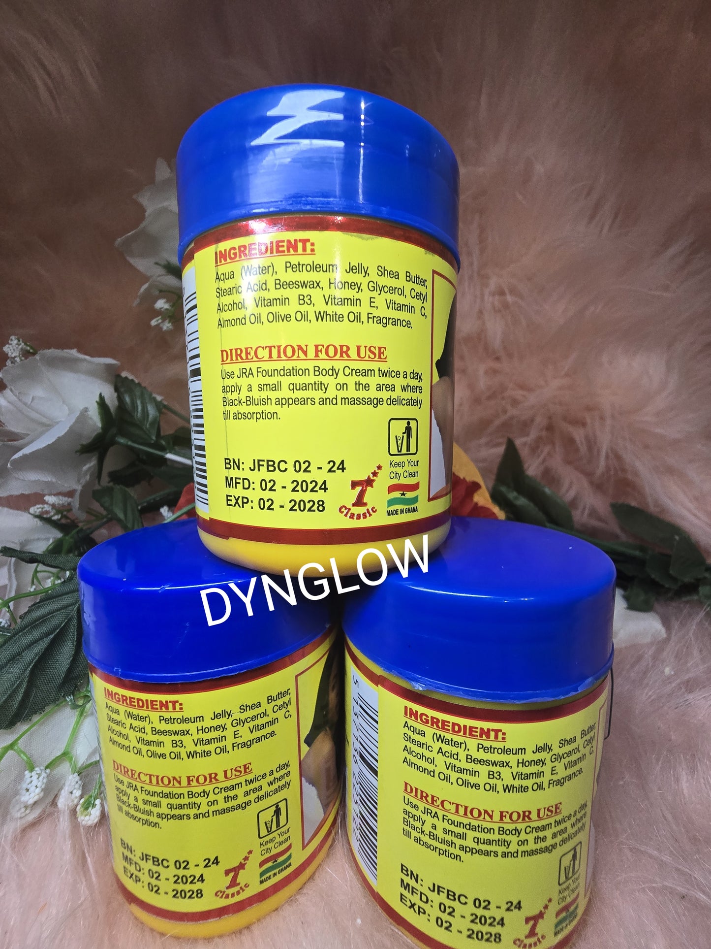 X 1 JRA BODY CREAM WITH SHEA BUTTER 220G π― Authentic
