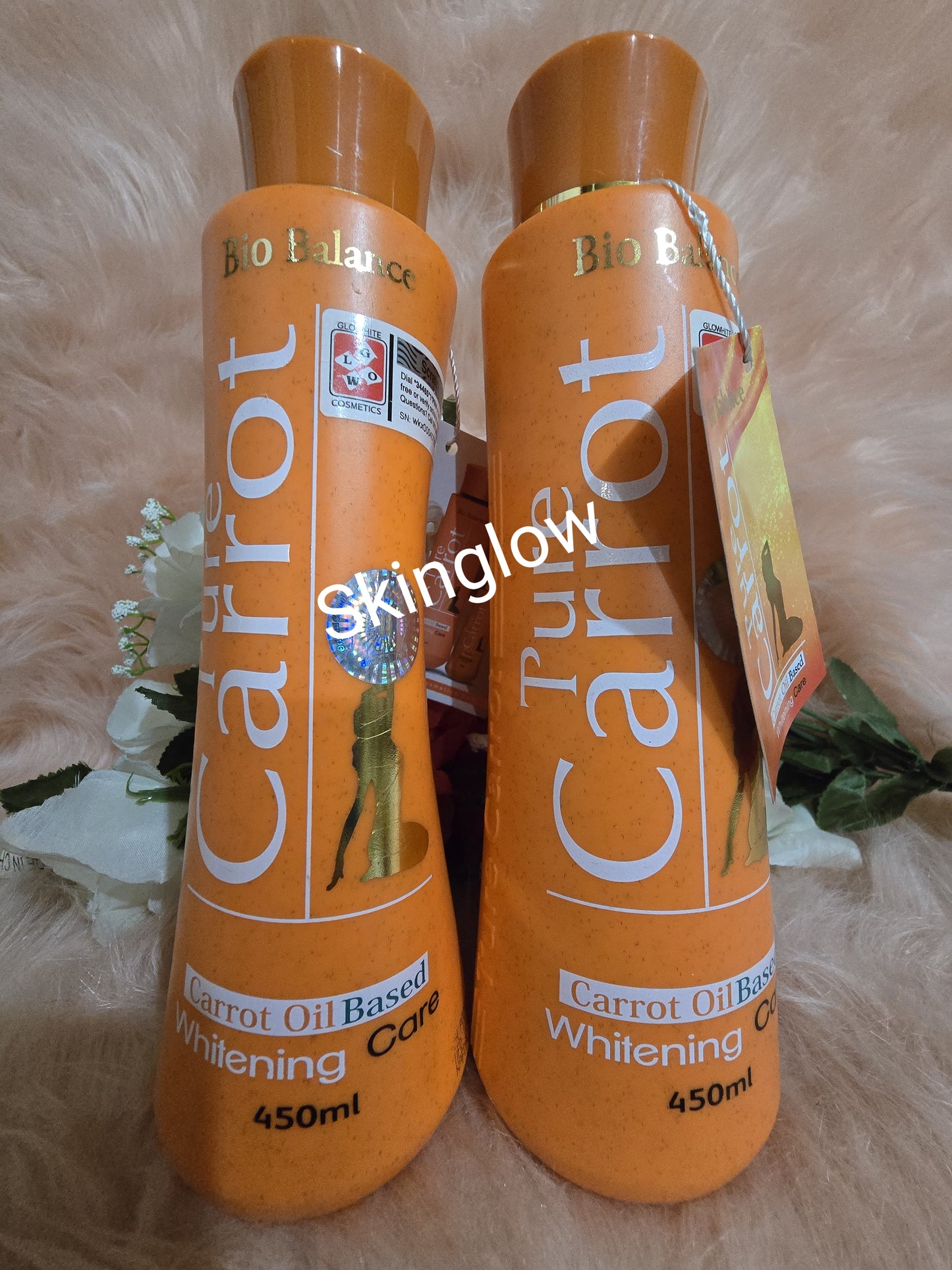 ORIGINAL Pure carrot Bio Balance Whitening body lotion With CARROT Oil👌 X 1