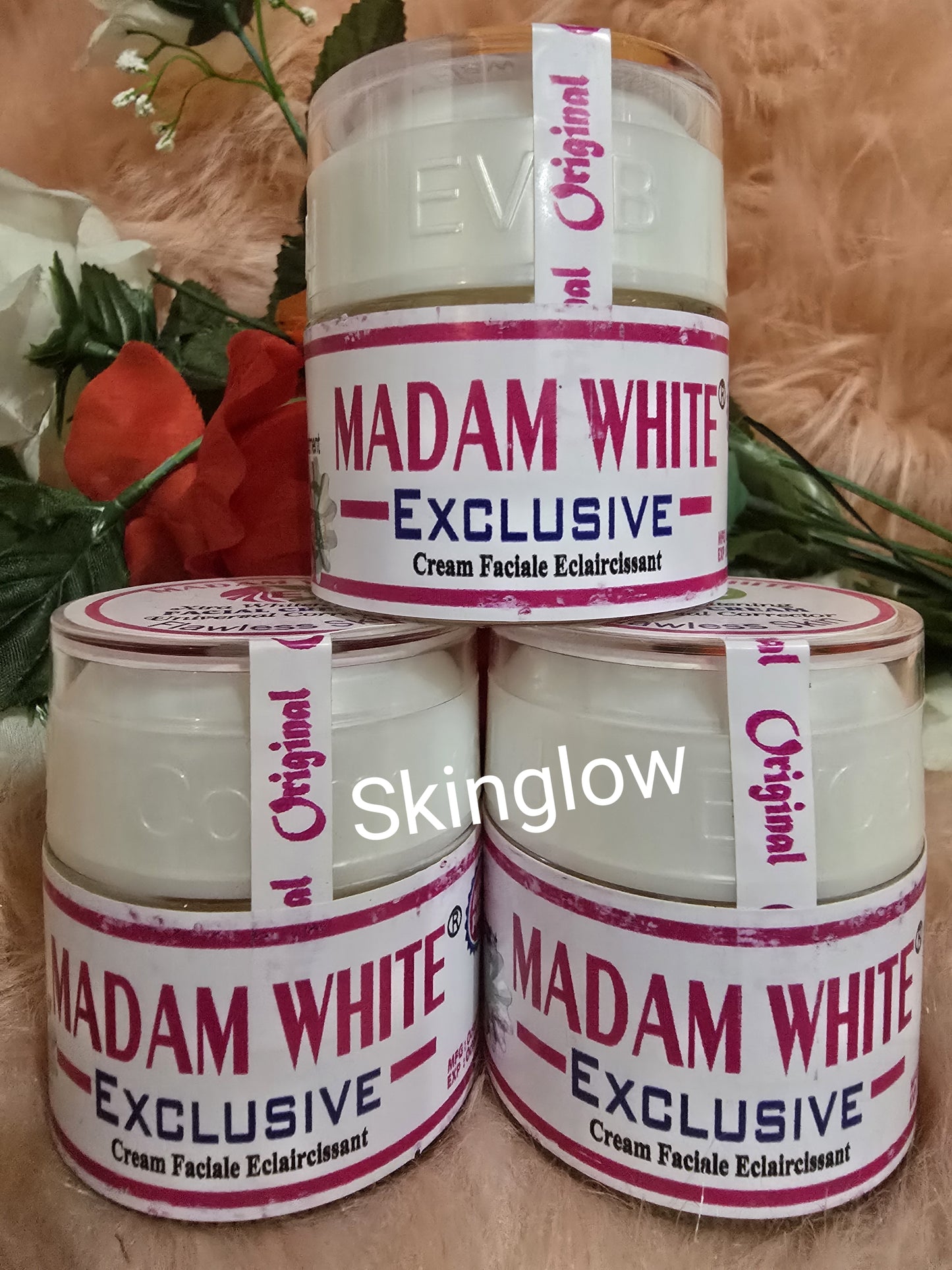 💯 Authentic X 1 madam white exclusive flawless face cream. 60g