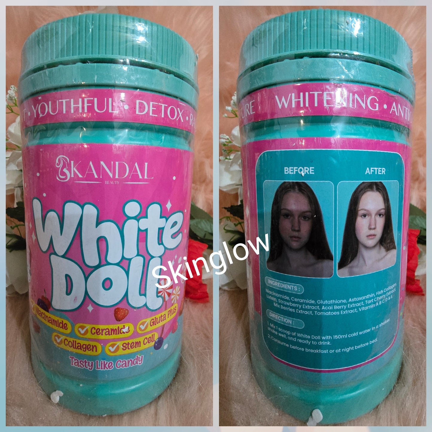 Original Skandal White-Doll 800g jar x1 anti-aging New