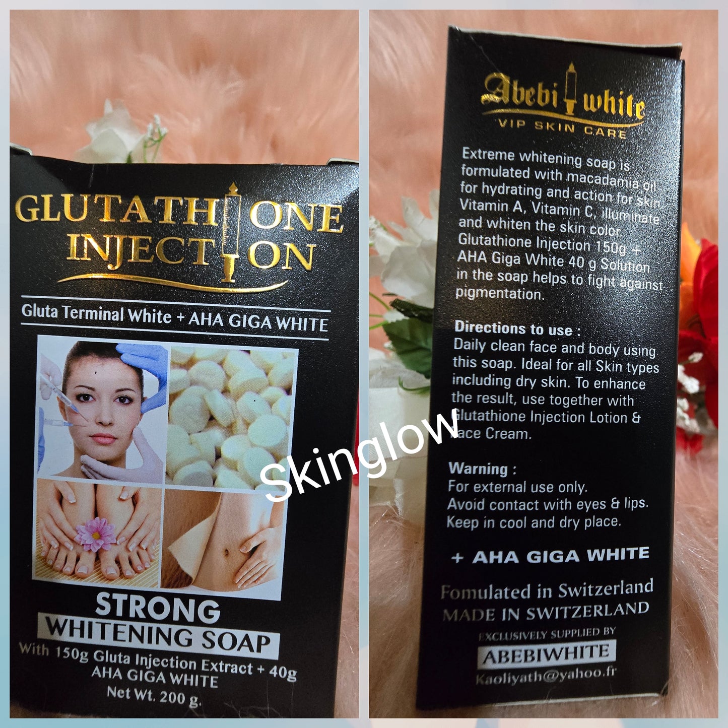 Glutathione injection soap 200g x1
