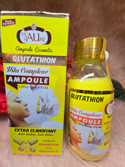 100 % Peau Jaune Glutathione vita complexe Ampoule 125ml x1.