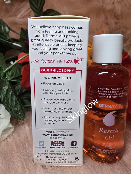 Rescue oil for Aging Skin, Stretch Marks, Scars, Blemishes, Dry Skin, 75mlx