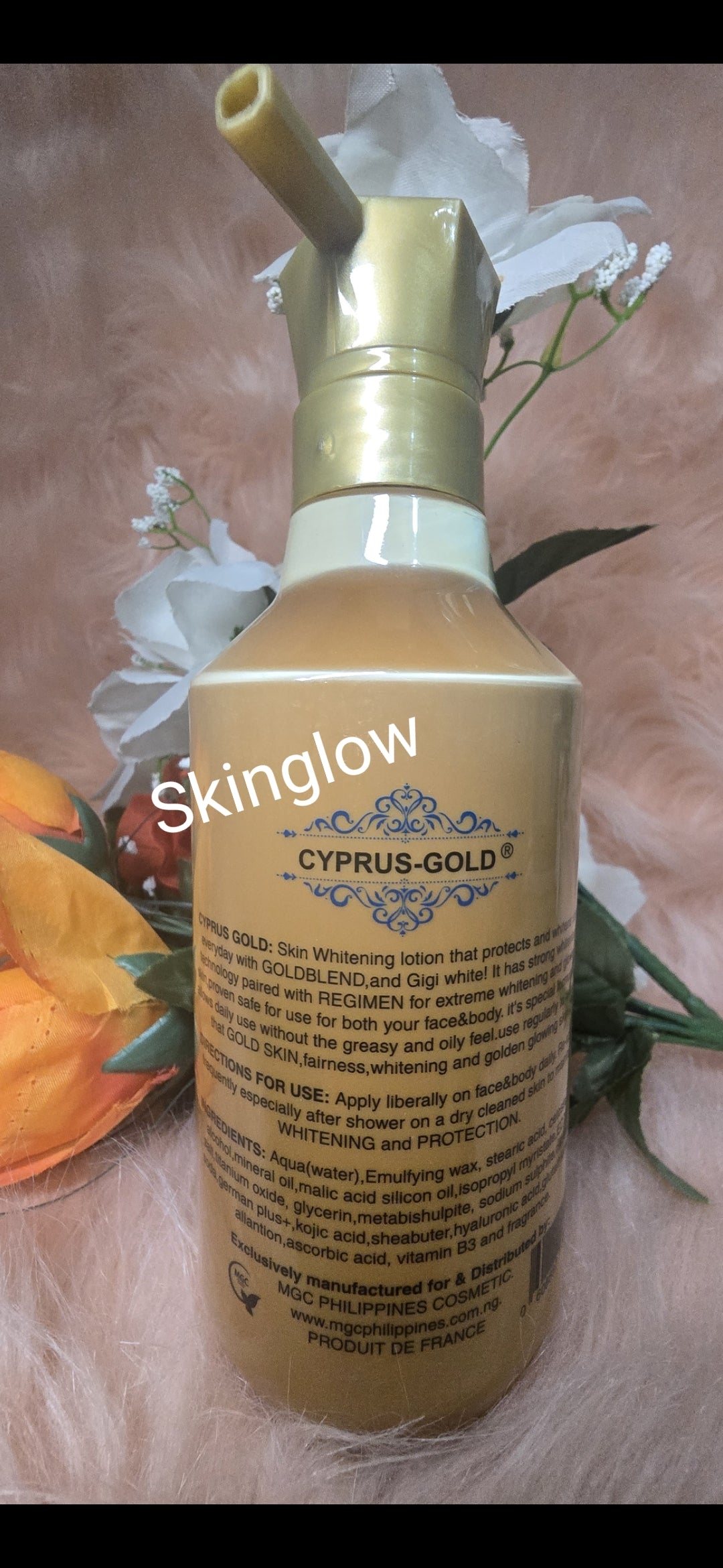 💯 Authentic Cyprus-Gold OR+ Gold Pure H.C Brightening + Firming Body Lotion X 1