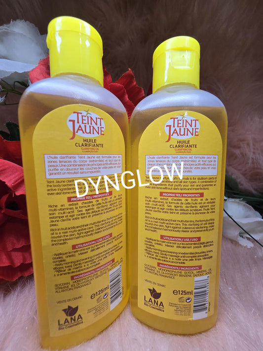 TEINT JAUNE CLARIFY BODY OIL. 125ML