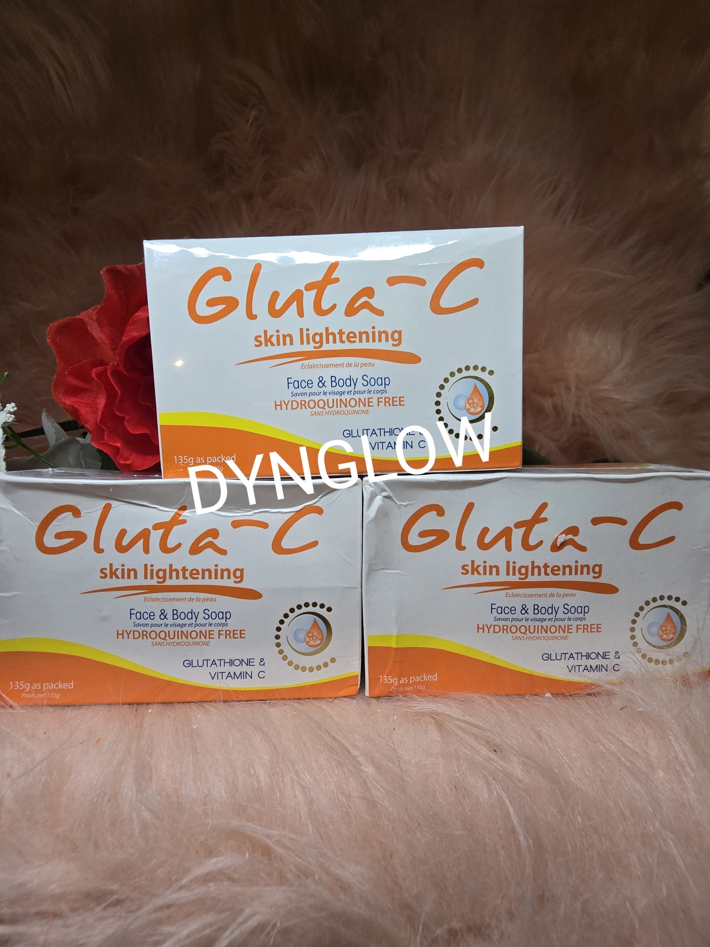 100% Original Gluta -C face and body soap x2