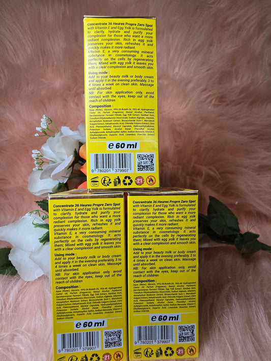 Zero tache egg yolk serum with glutathione & Kojique