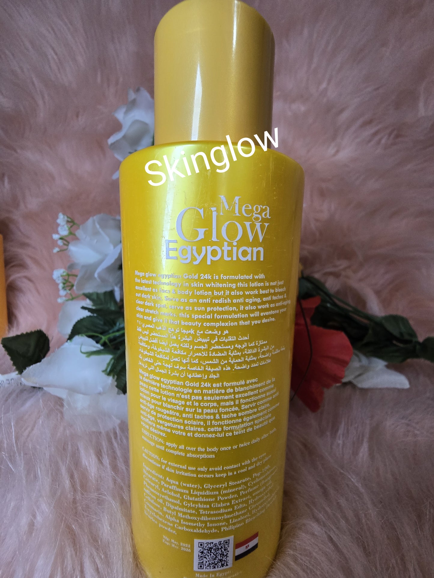MEGA GLOW EGYPTIAN GOLD 24K ANTI- AGE LOTION SPF 30 X1