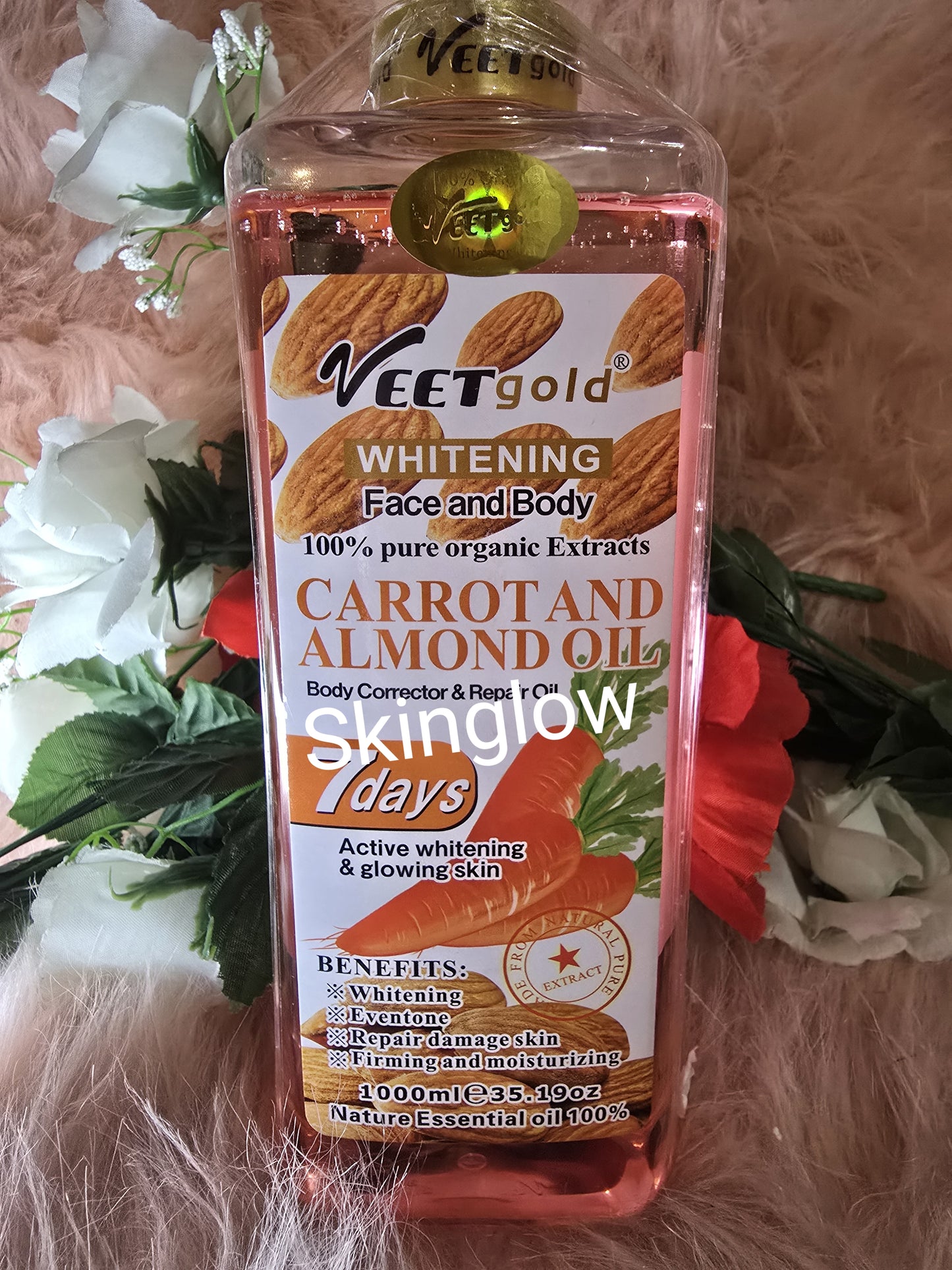 VEET GOLD CARROT AND ALMOND OIL BODY CORRECTOR+ SUPER OIL 1000ML