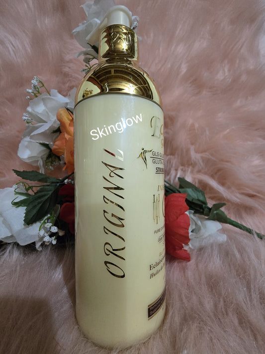 Original easy glow gold body lotion 400ml x1 New bottle design.