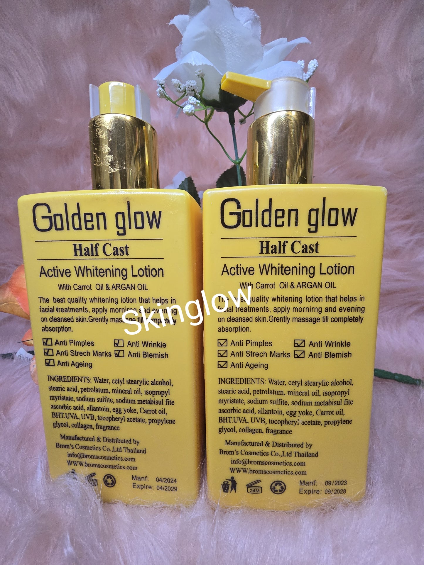 π― AUTHENTIC Golden Glow intensive half-C body lotion SPF55. 500ml X 1