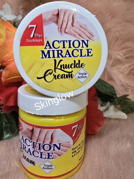 Action Miracle Knuckle Cream,3triple Action. Clean & Clear X 1