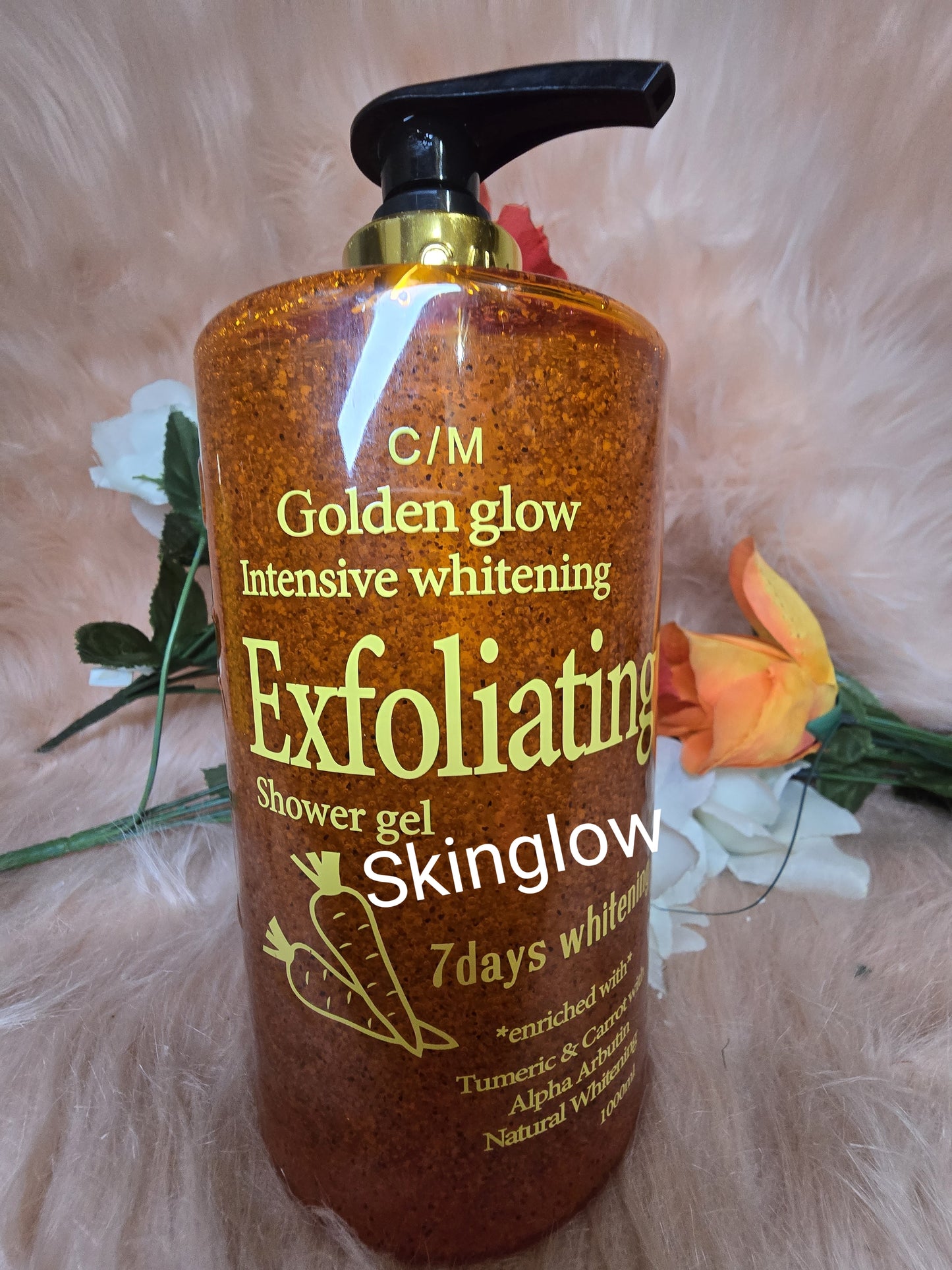 Golden Glow Intensive exfoliating shower gel. With Turmeric and carrot 1000mlx 1