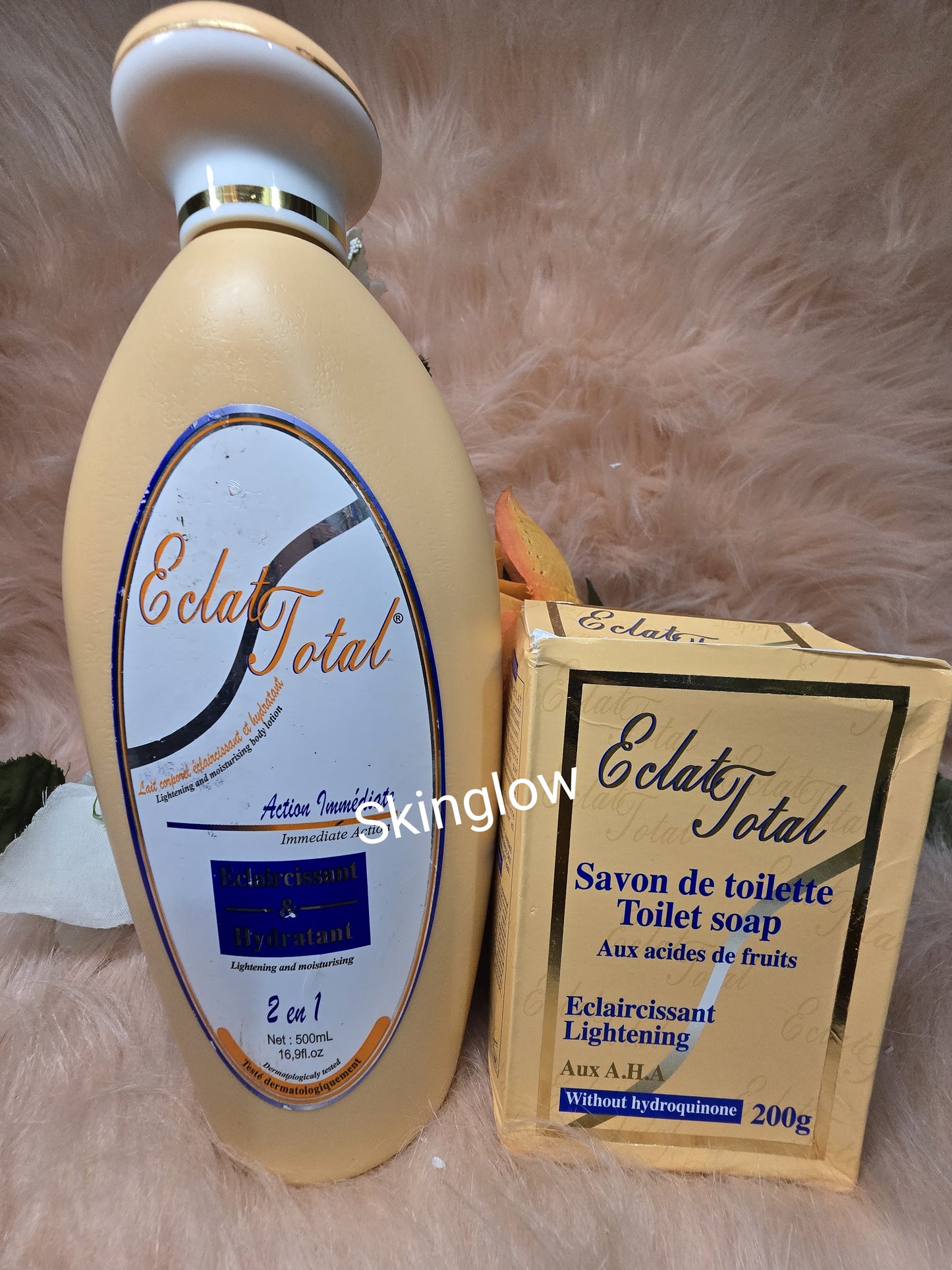 π― Authentic Eclat total light and moisturizing body lotion + soap combo.