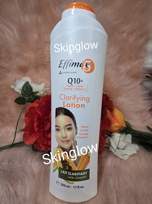 Authentic 💯 Effimax Q10+ papaya-carotte lotion. For all skin types.
