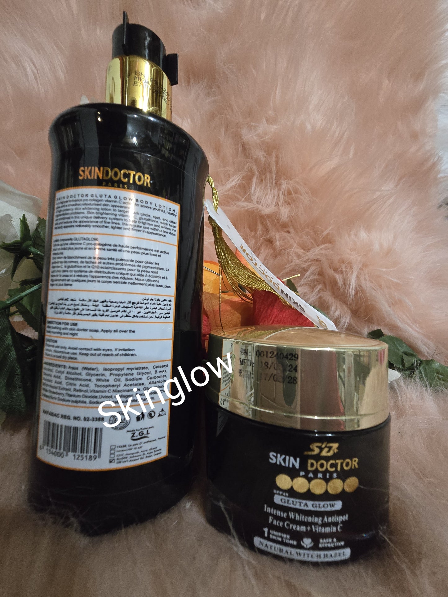 π― Authentic Skin DOCTOR PARIS Gluta Glow & Vit C Brightening Lotion + Anti-Spot Cream 400ml