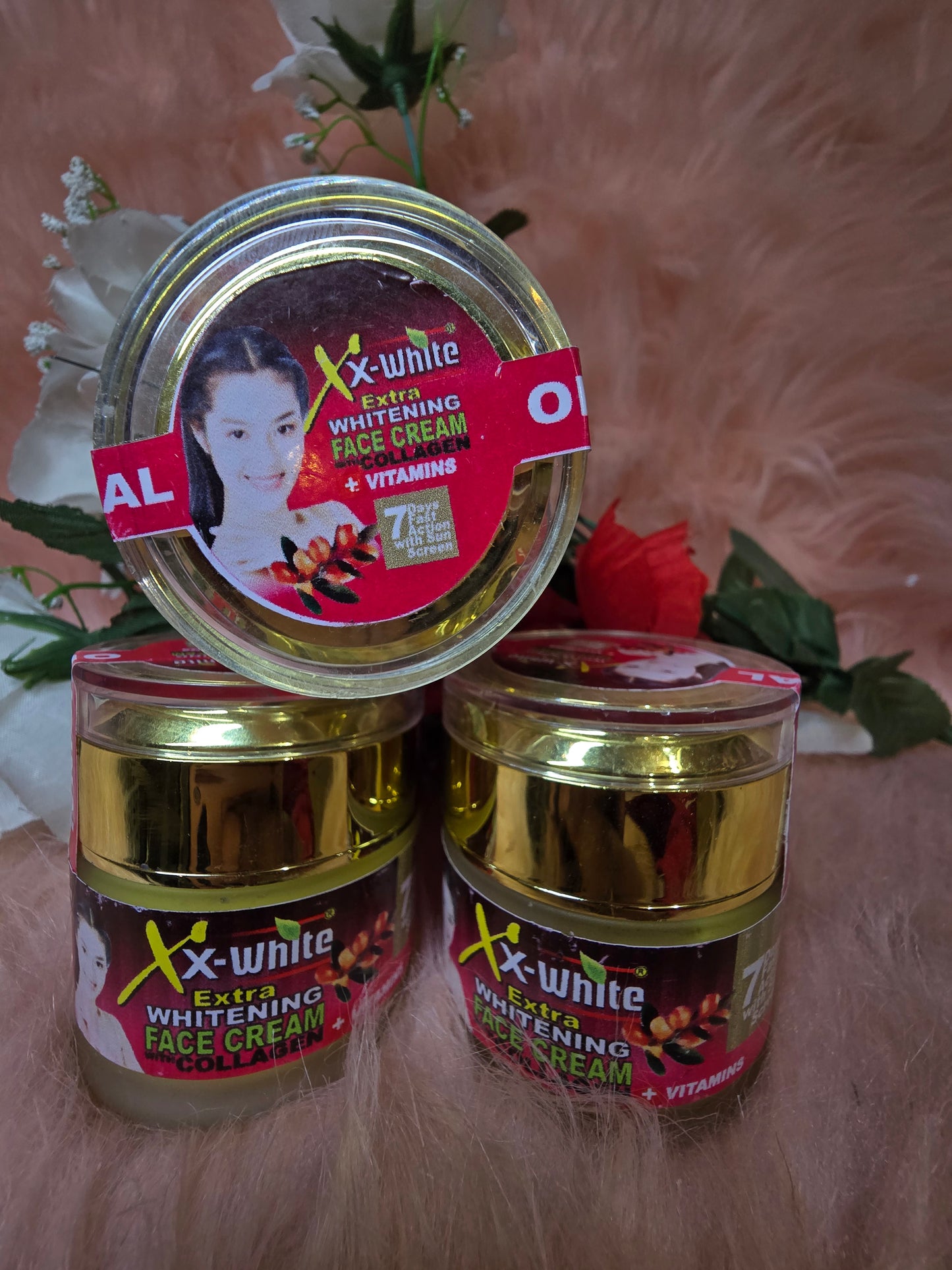 Xx-White Extra Whitening Face Cream With Collagen & Vitamin. 7 days fast action π― 50g X 1