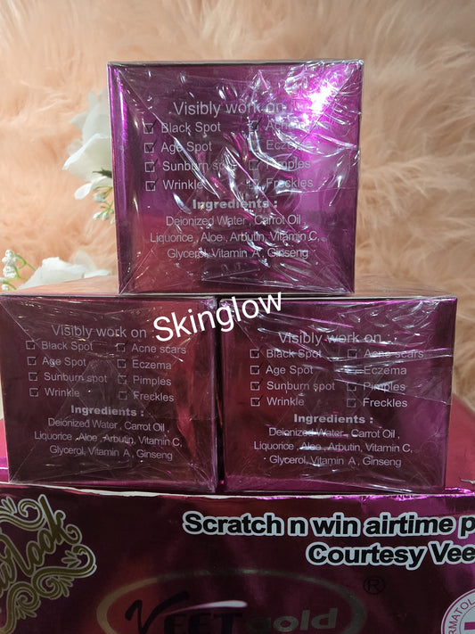 X 2 Veetgold Vit. C & Carrot Oil Face Cream. Spf 18