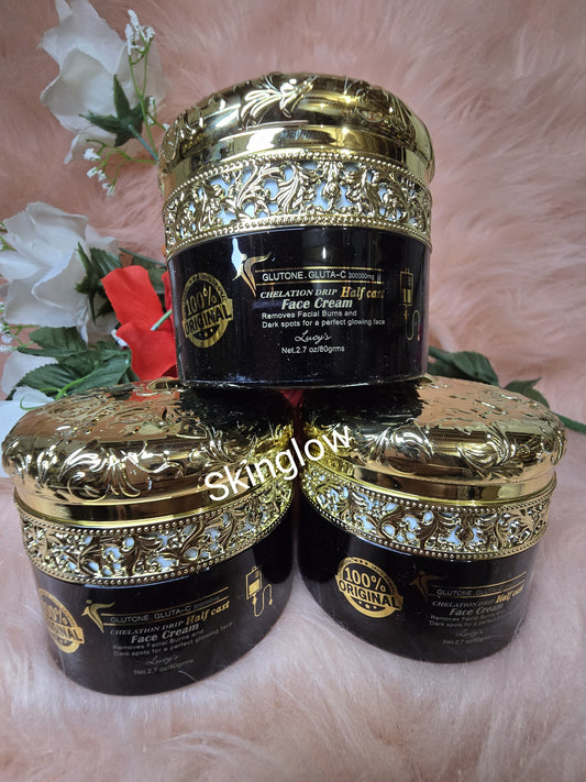 Easy Glow H-C Face Cream. Anti Sun Burn & spots. GLUTATHION & VIT.C .80g x 1