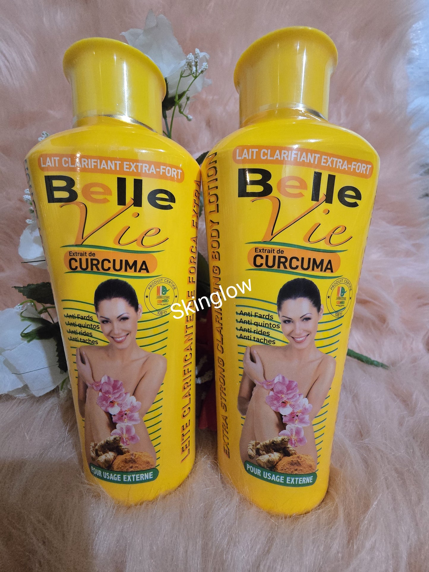 2pcs Belle Vie Curcuma Extracts Body Lotion& Serum