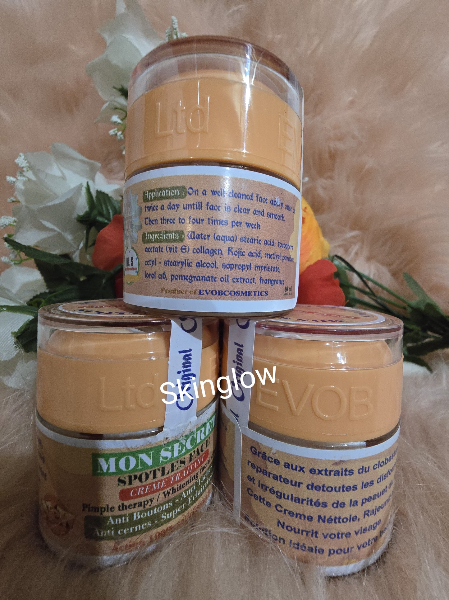 100% ORIGINAL Evob Mon secret spotless face cream x1