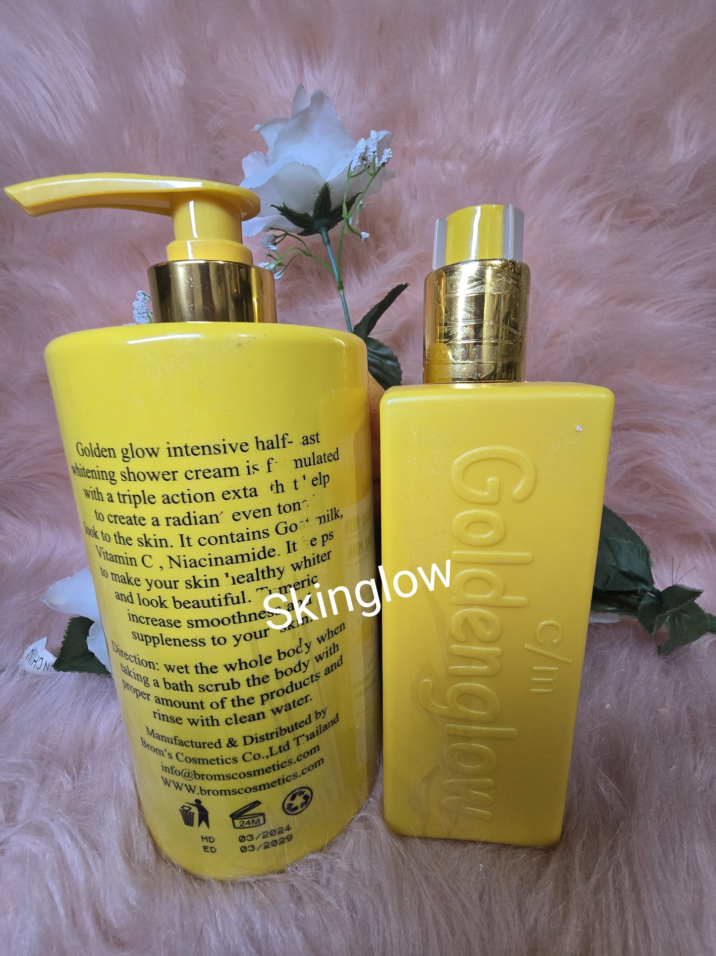 ORIGINAL GOLDEN GLOW BODY MILK 500ML + 1000ML EXFOLIATING SHOWER GEL