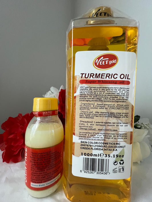 Authentic VeetGold Turmeric Super Oil & Skin Free Beautifying Milk