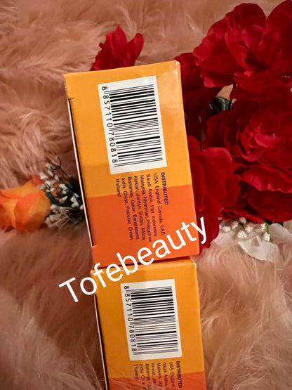 Original Nano extra white natural papaya & carrot  plus glutathione soap x3