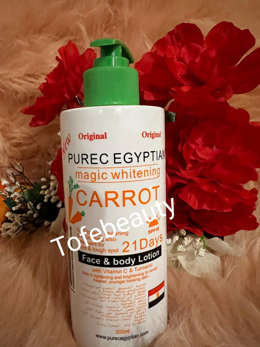 Original purec Egyptian carrot face and body lotion