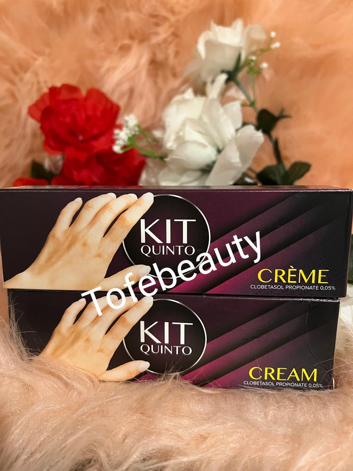 Original abebi white kit Quinto tube cream.50ml x1