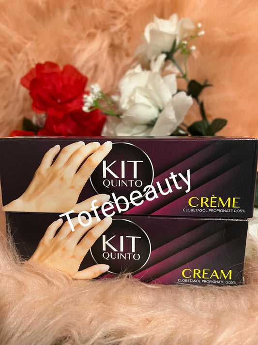Original abebi white kit Quinto tube cream.50ml x1