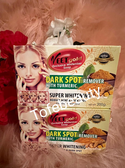 X1 ORIGINAL Veetgold Turmeric dark sport remover soap 200g per 1