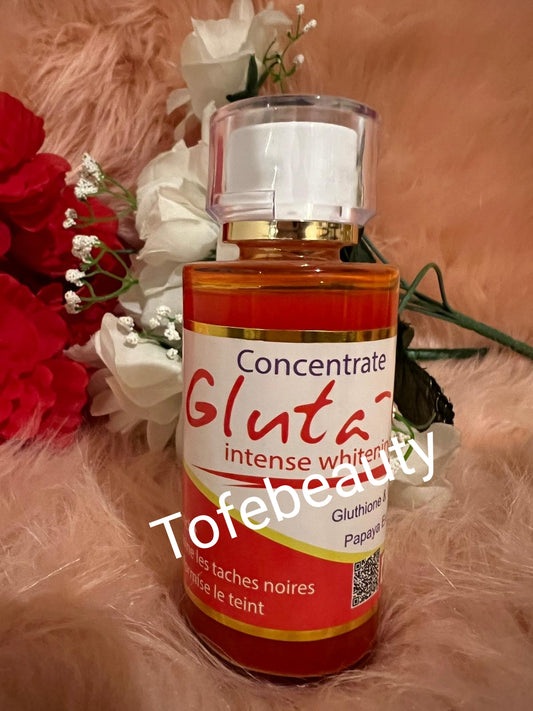 100% Authentic glutathione & vitamin C concentrate  papaya serum 100ml x1.