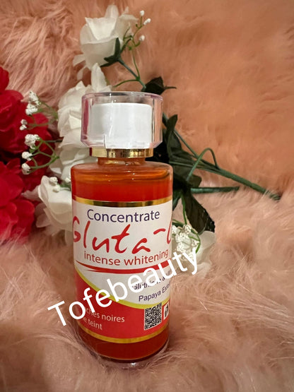 100% Authentic glutathione & vitamin C concentrate  papaya serum 100ml x1.
