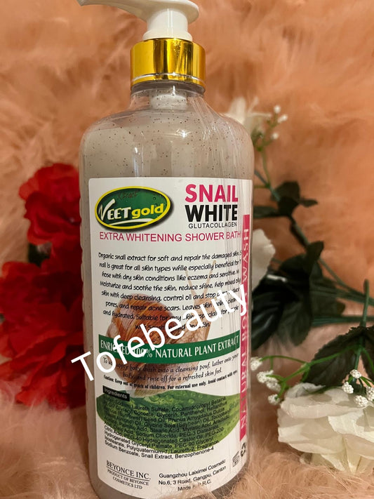 Veetgold  snail white gluta collagen face-body-shower-gel-1000ml-x1