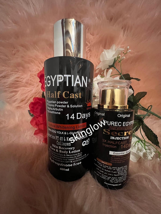 Egyptain Half Cast Lotion 400ML And EGYPTAIN SERECT SERUM