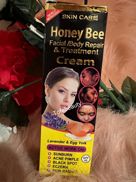 HONEY BEE  EGGYOLK ANTI SPOTS AND BLAMISHES FACE CREAM