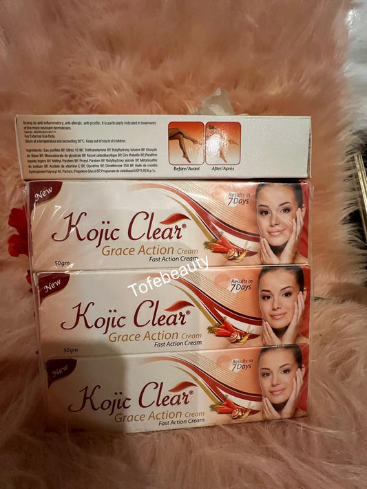 KOJIC CLEAR GRACE ACTION TUBE CREAM,50G