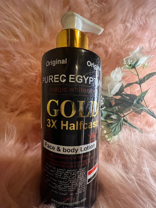 PUREC EGYPTIAN GOLD 3X HC FACE & BODY LOTION 300ML SPF