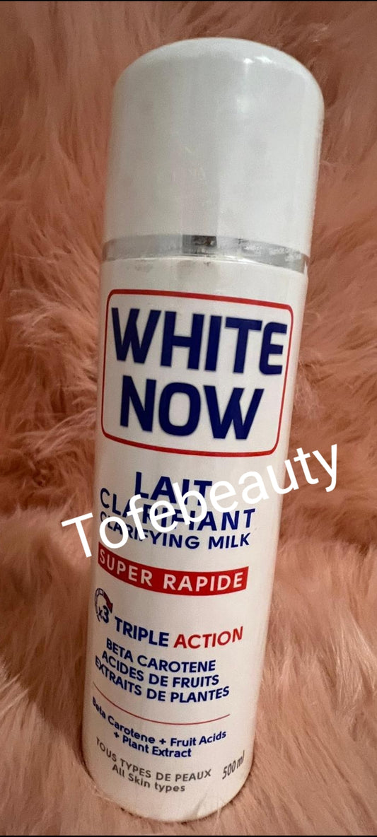 💯 Original White now clarifying body lotion 300ml
